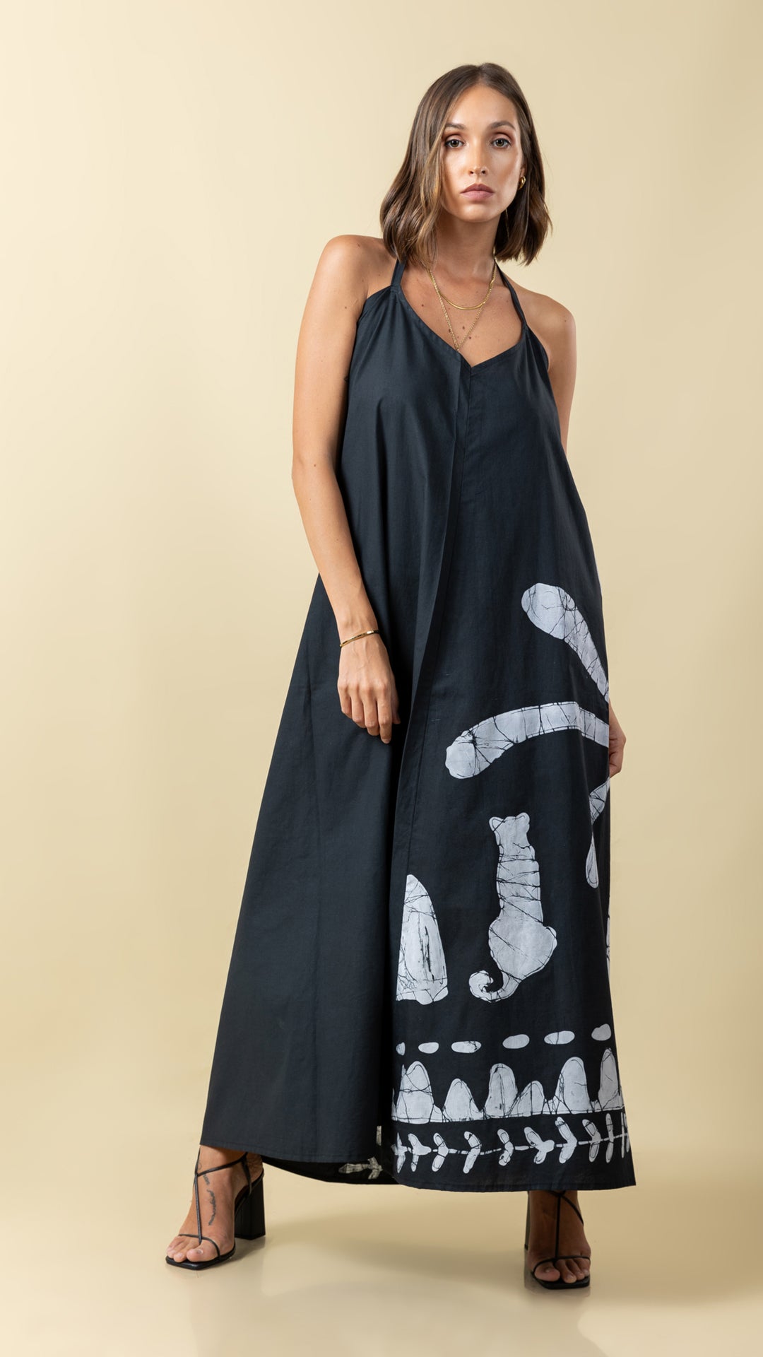 Panther Backless Dress