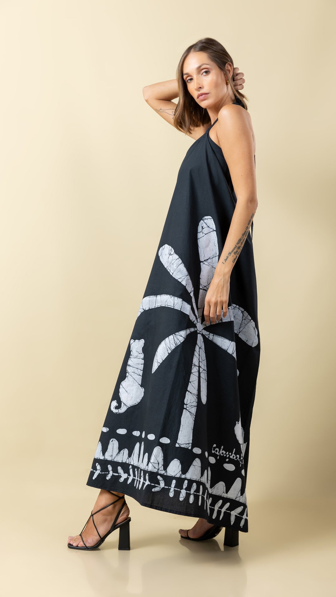 Panther Backless Dress