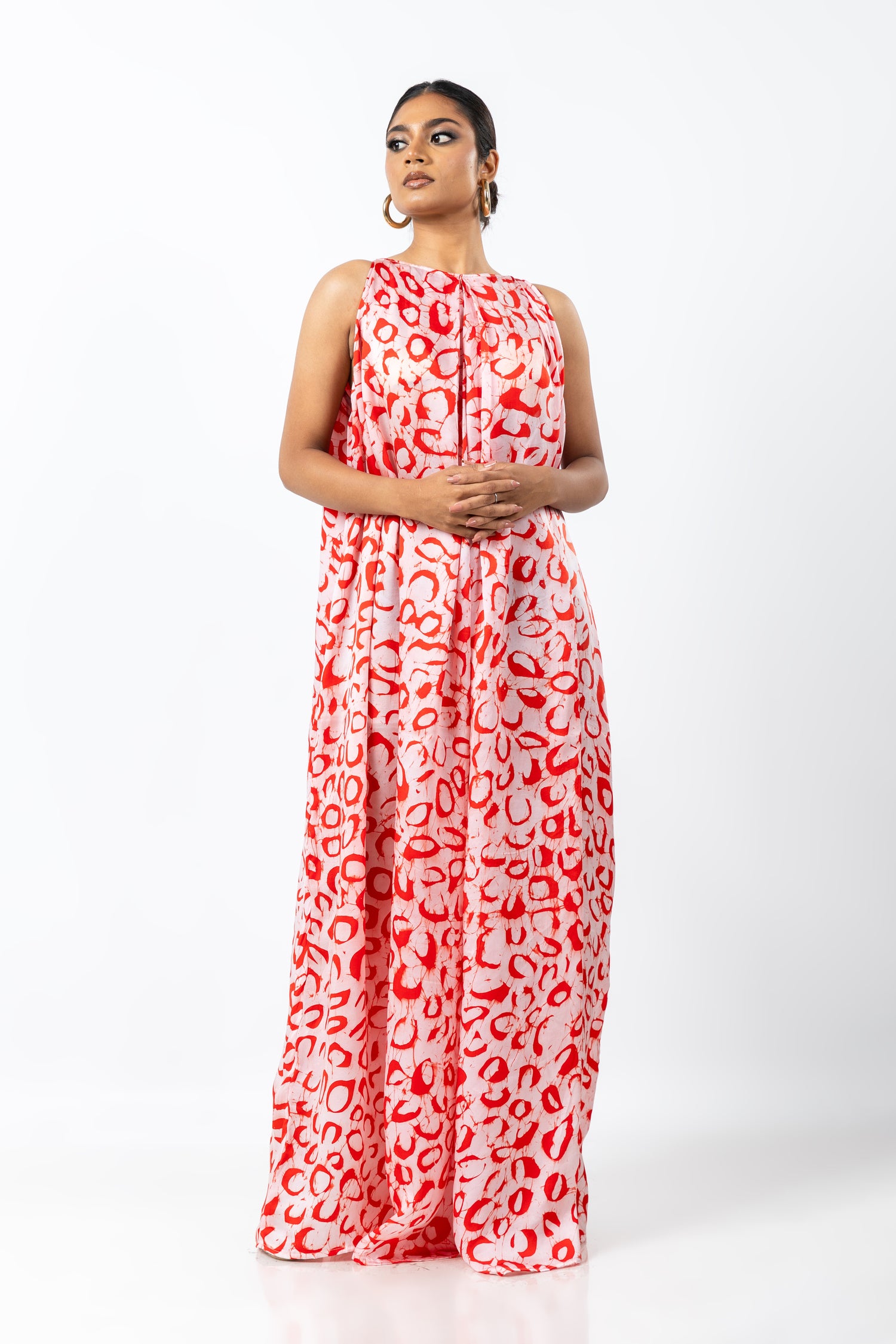 Ravishing Tiger Pose Maxi Dress