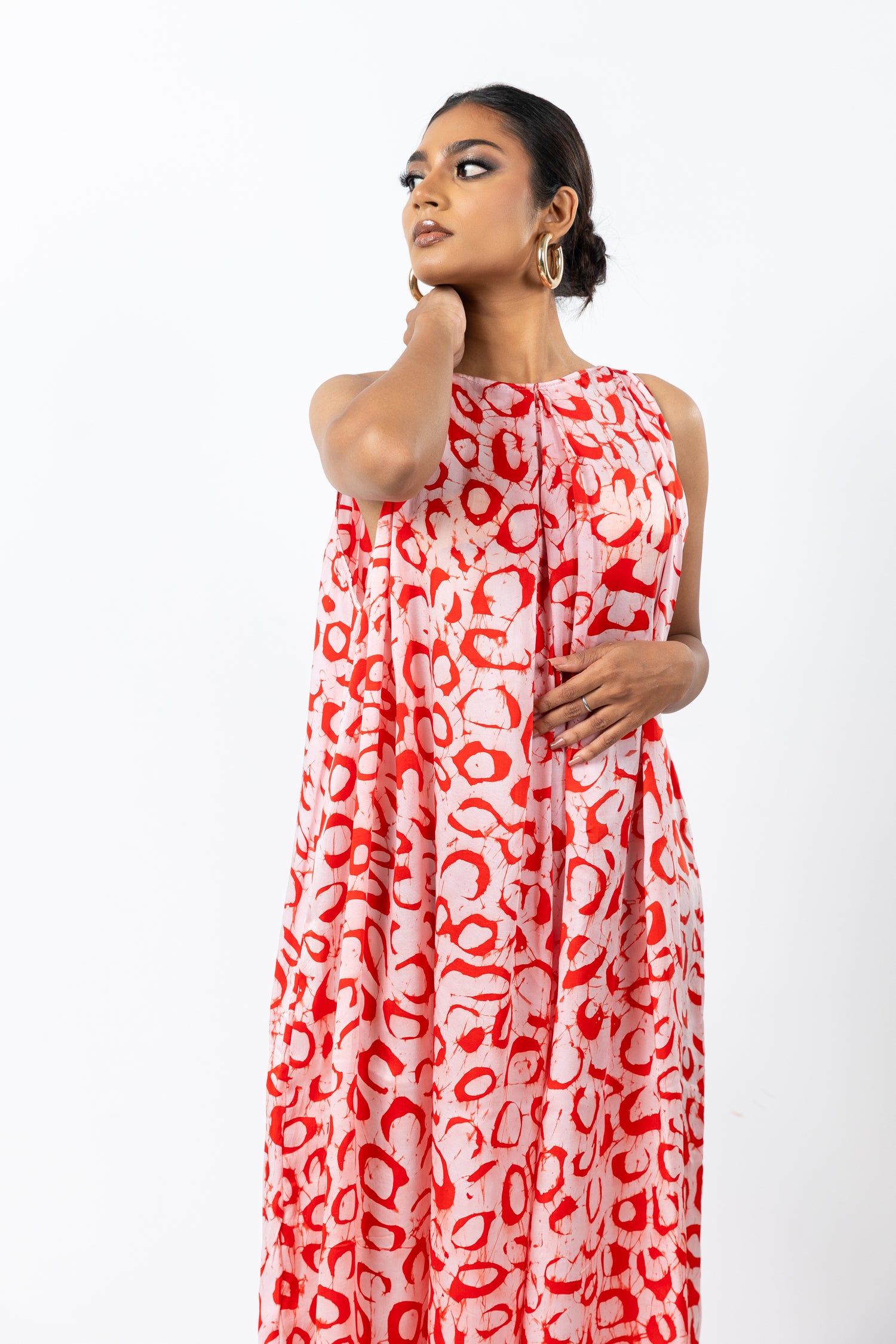 Ravishing Tiger Pose Maxi Dress