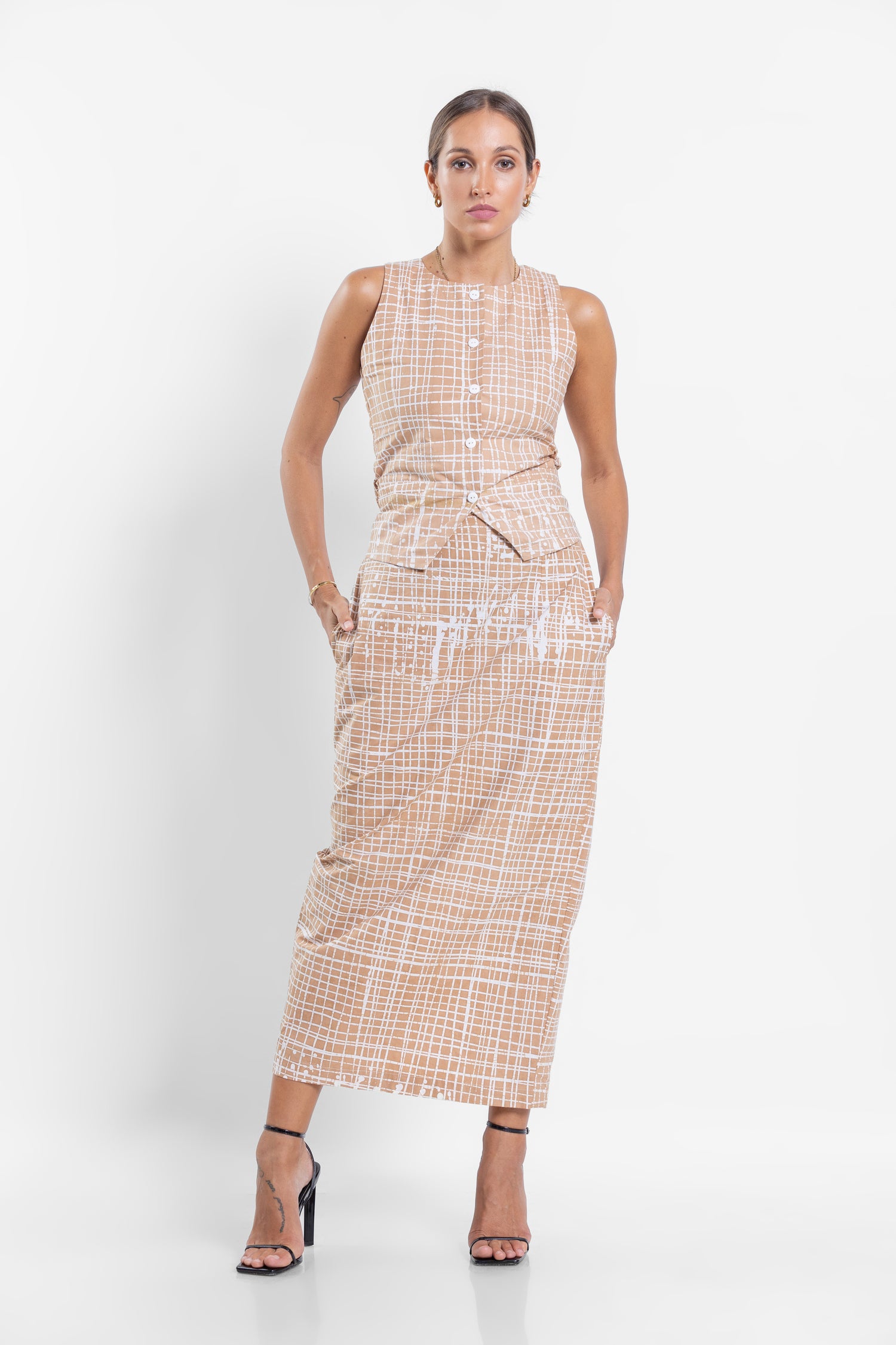 Puzzling Midi Skirt & Top - Summer 24'