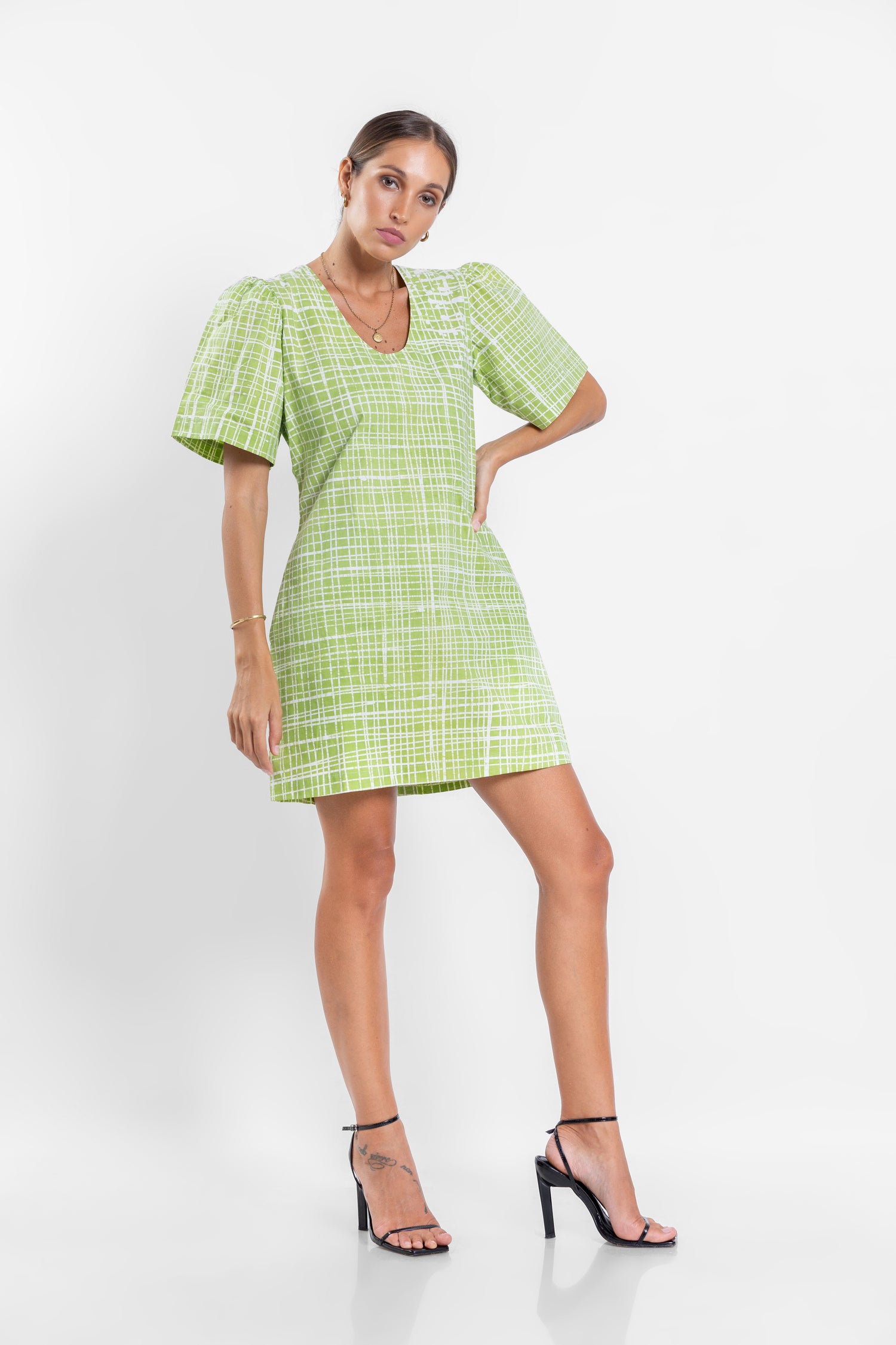 Puzzling Mini Dress- Summer 24'
