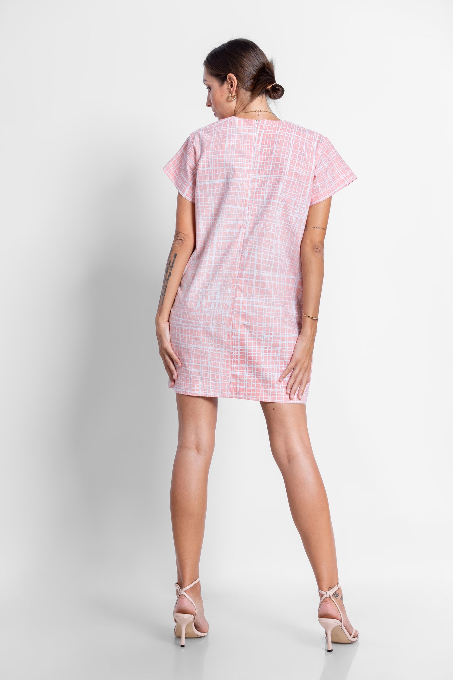 Puzzling Mini Pink Dress - Summer 24'
