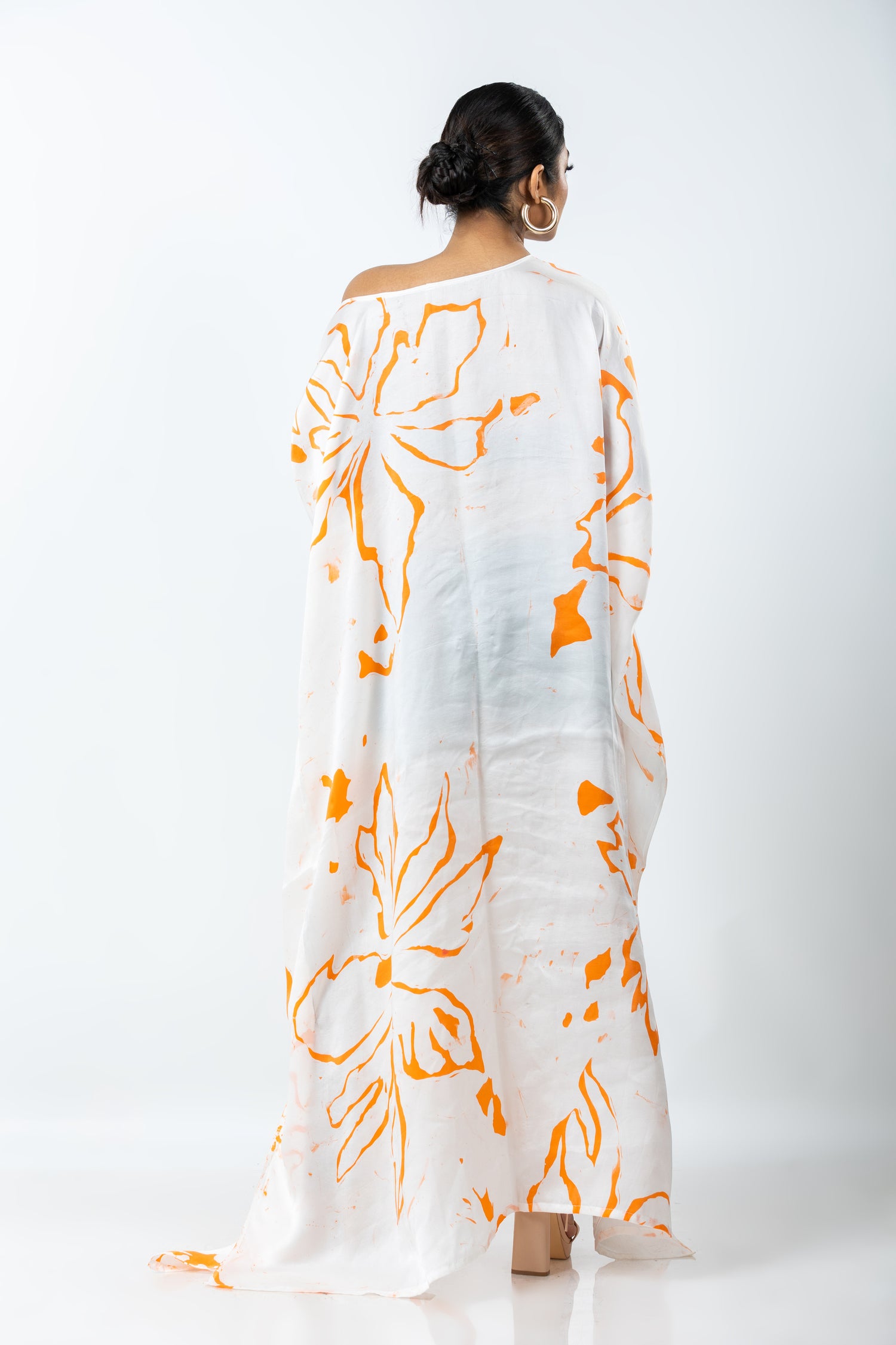 Tangerine Blossom Radiance Kaftan