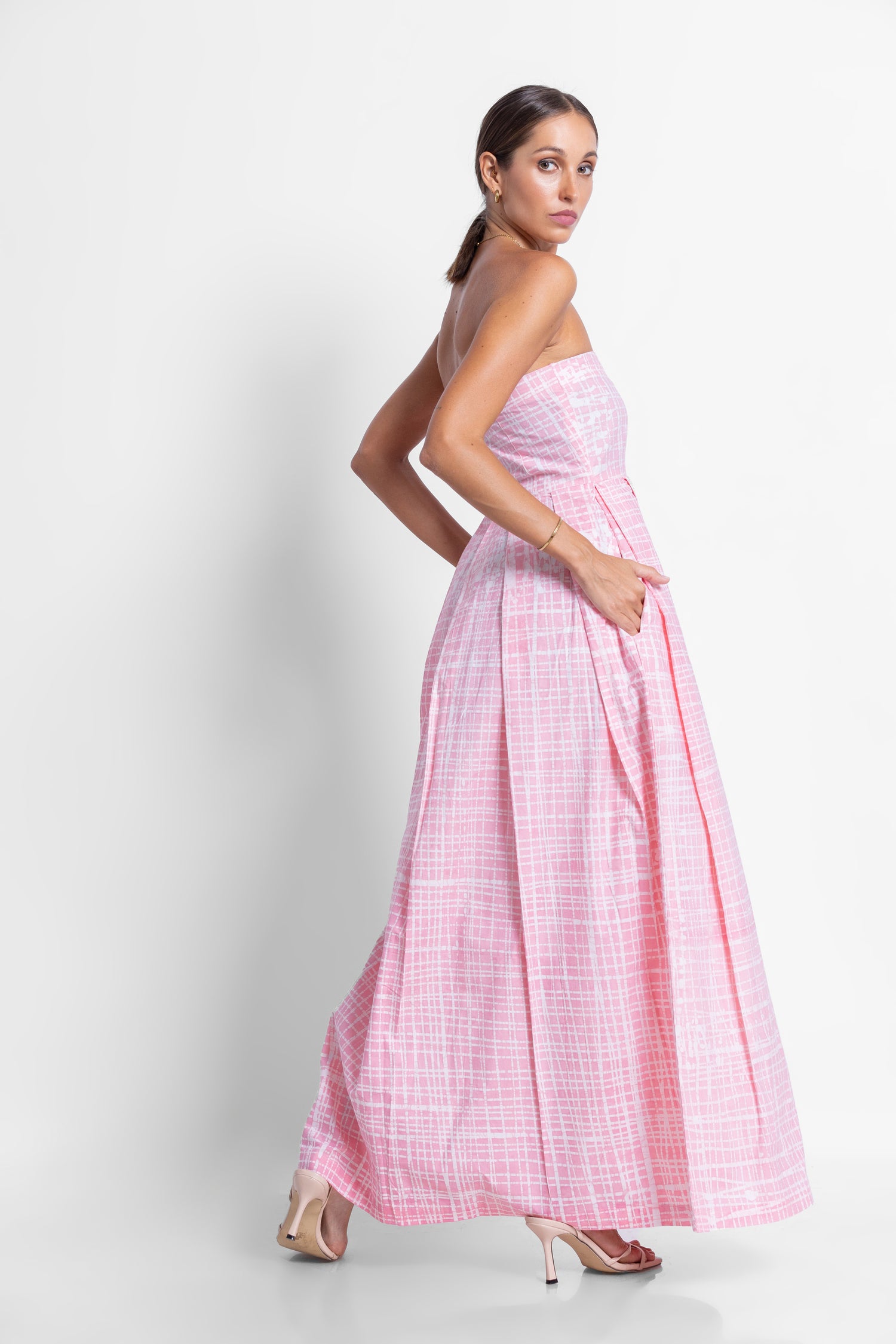 Puzzling Strapless Dress - Summer 24'