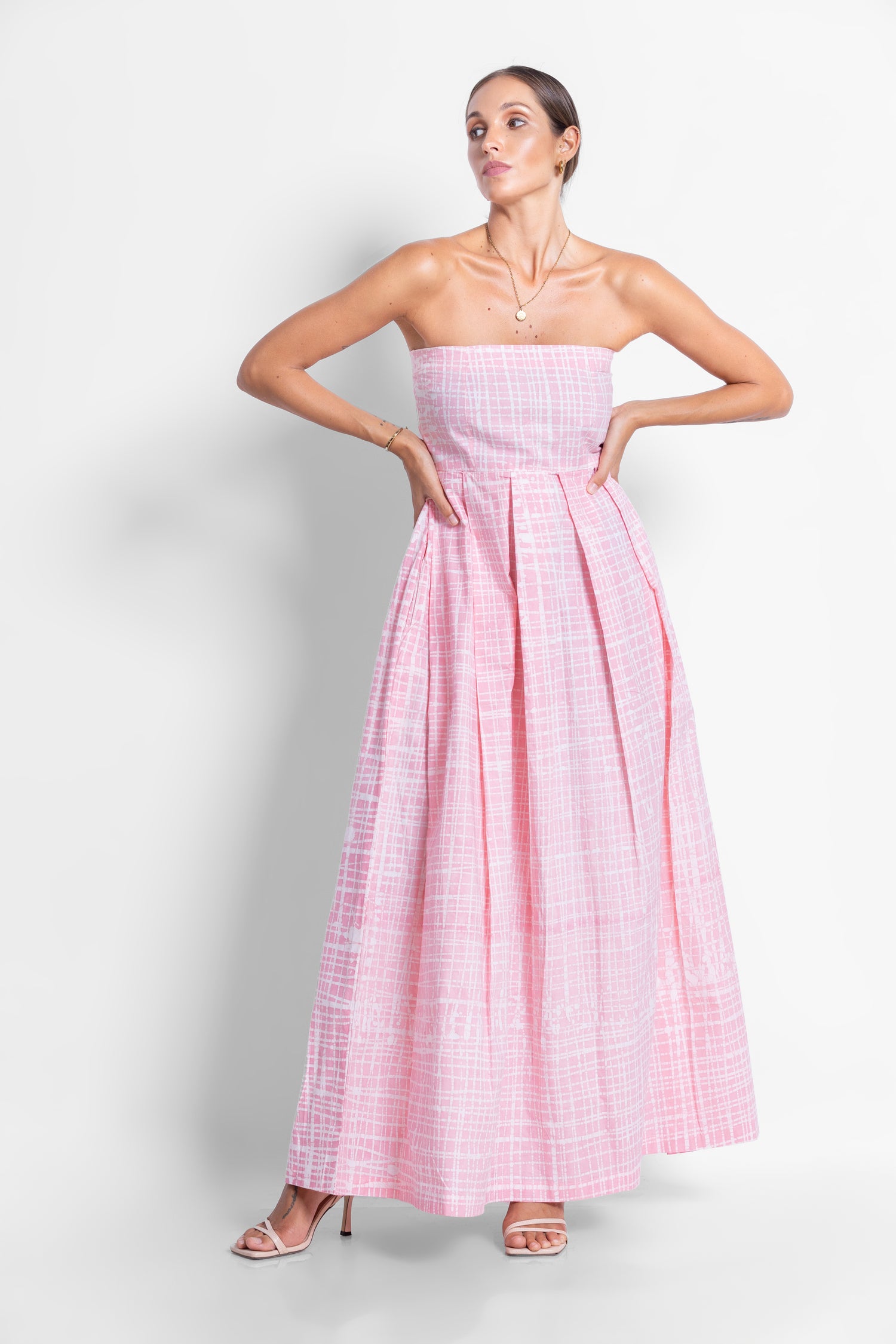 Puzzling Strapless Dress - Summer 24'