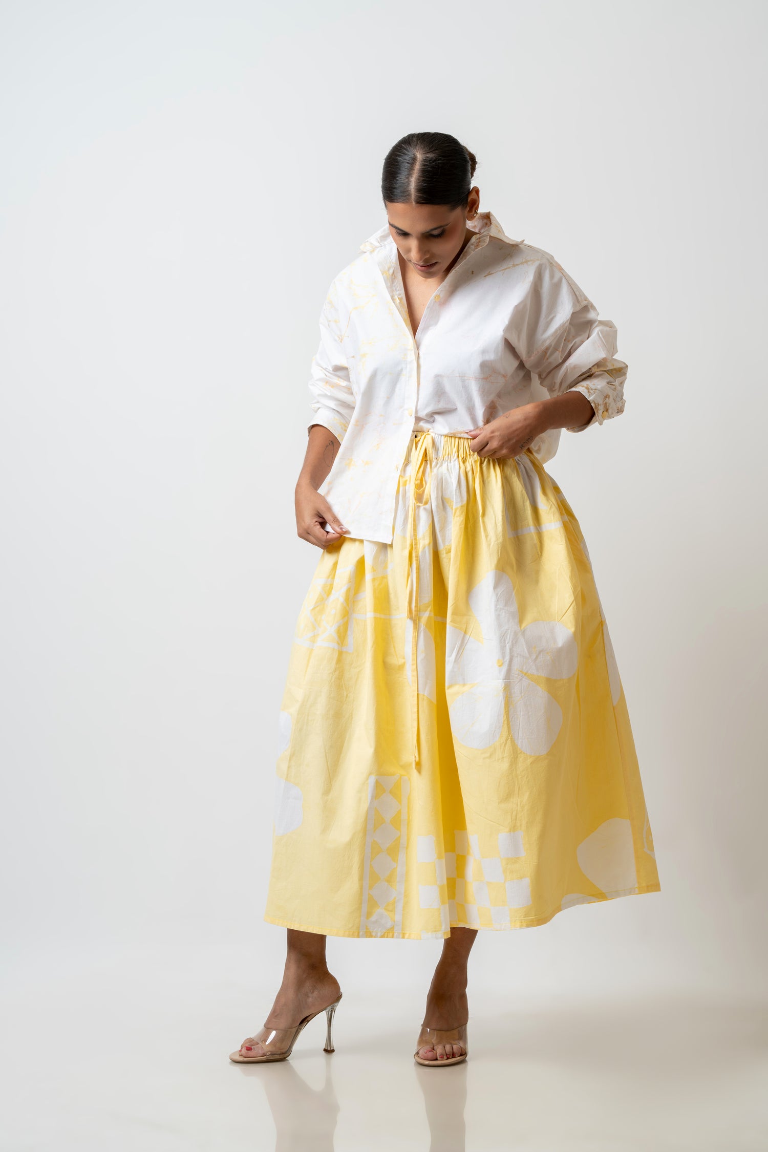 Yellow Sunny Petal Skirt