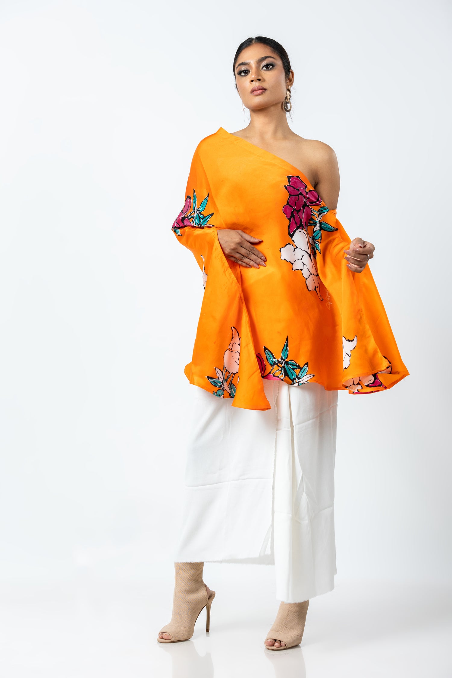 Floral Elegance Tunic Top