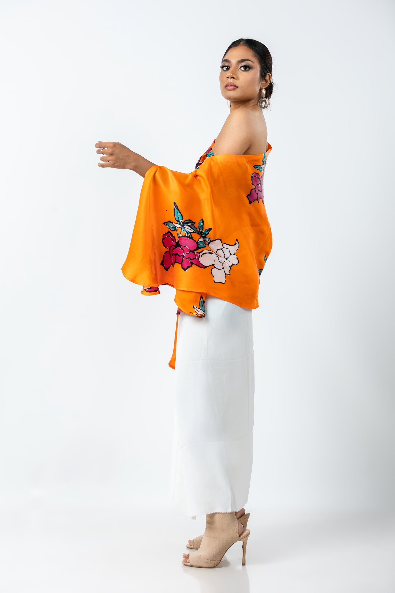 Floral Elegance Tunic Top