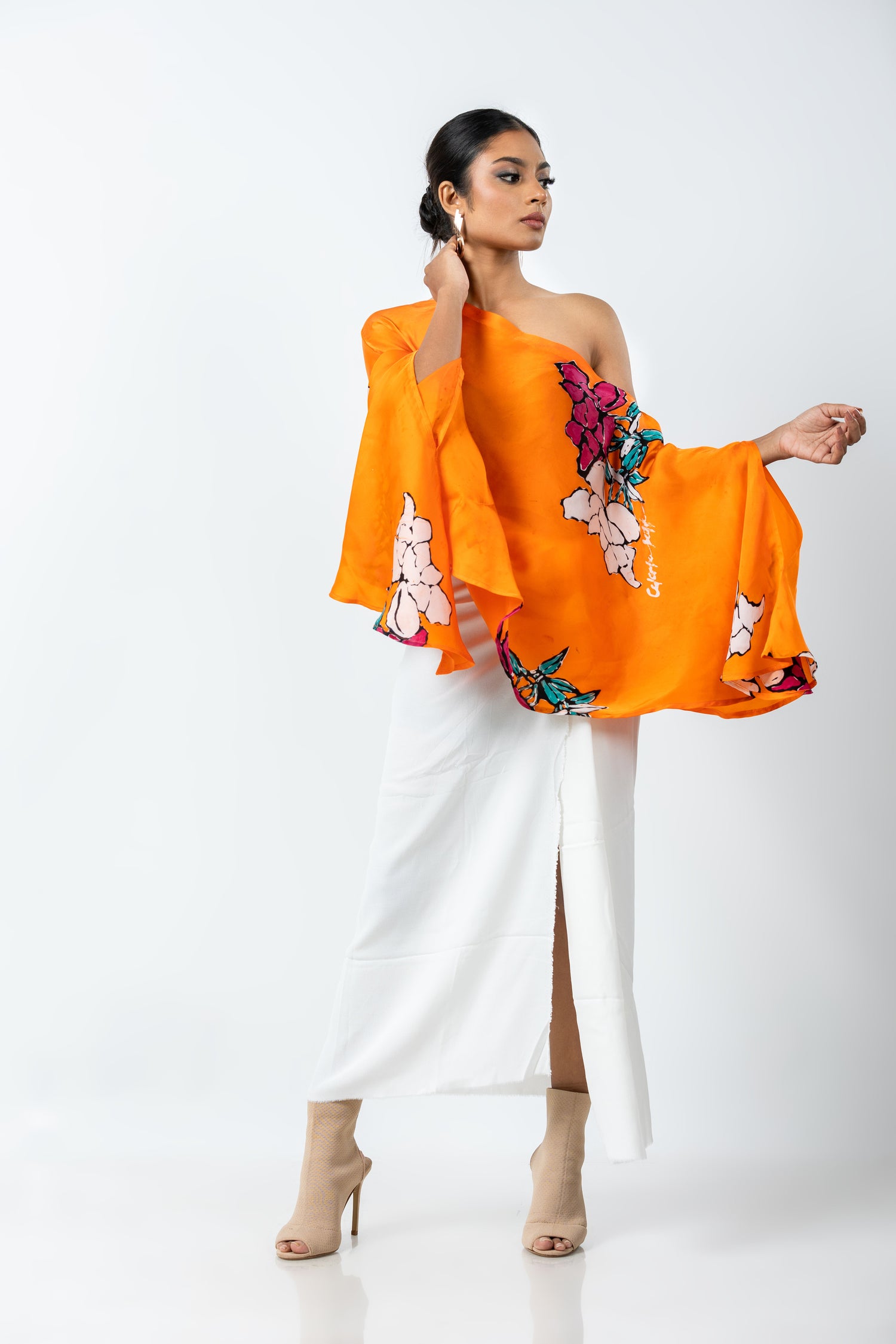 Floral Elegance Tunic Top