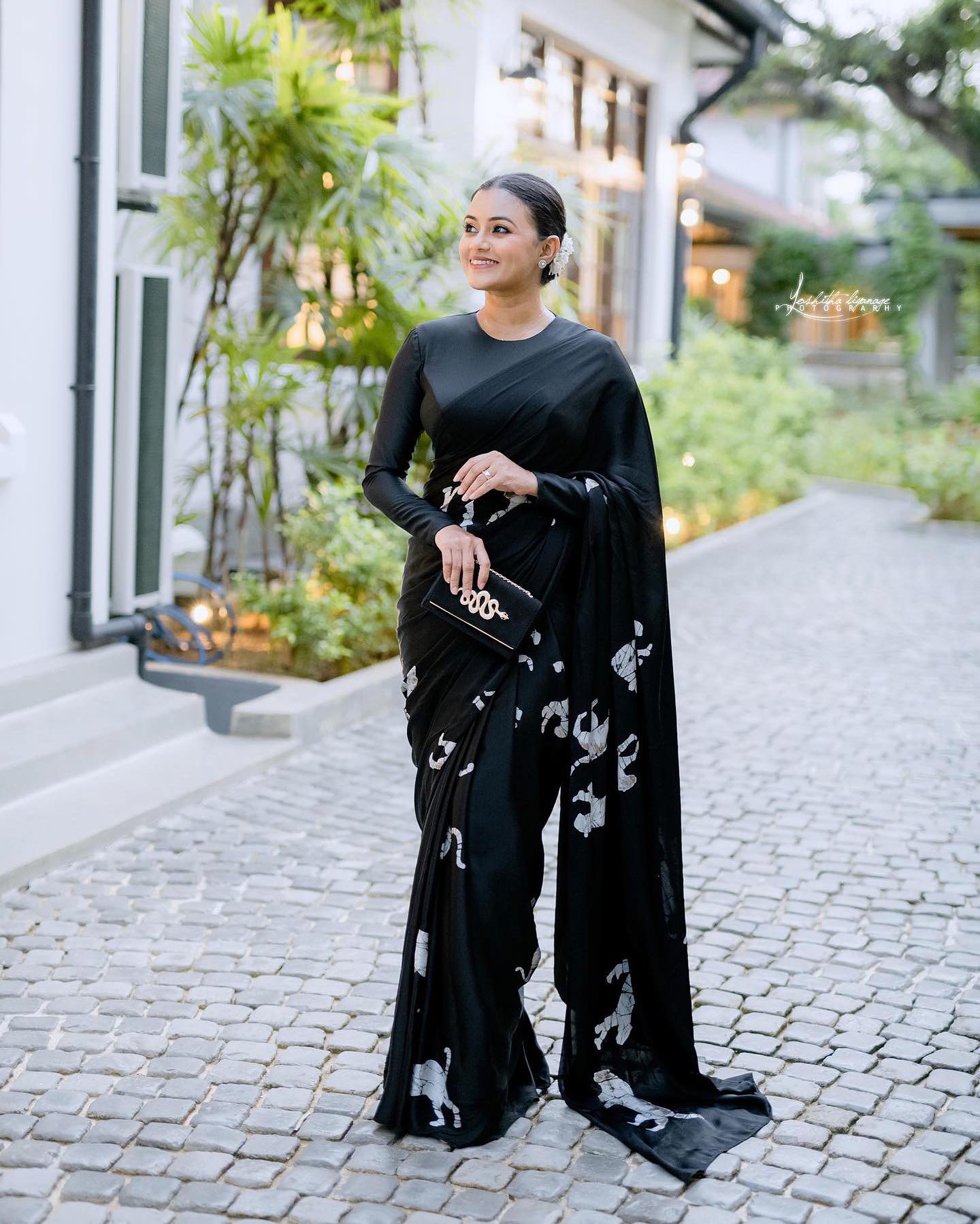 Midnight Panther Saree