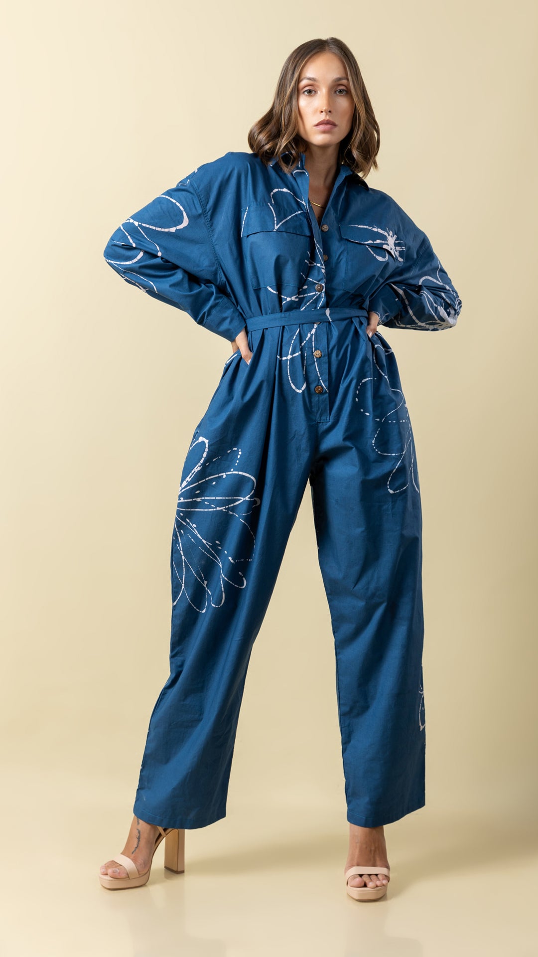 Navy Blue Jumpsuit