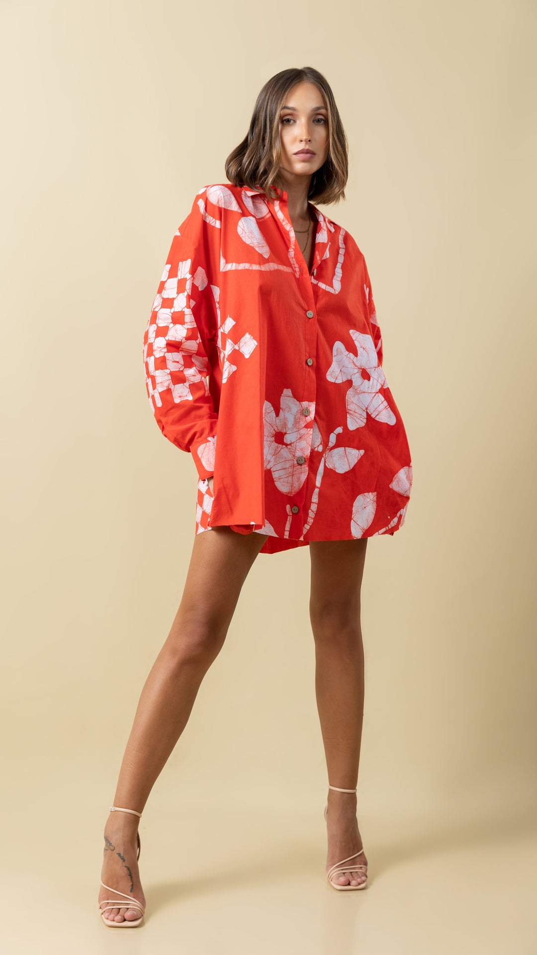 Chic and Short: The Must-Have Red Shirt Dress