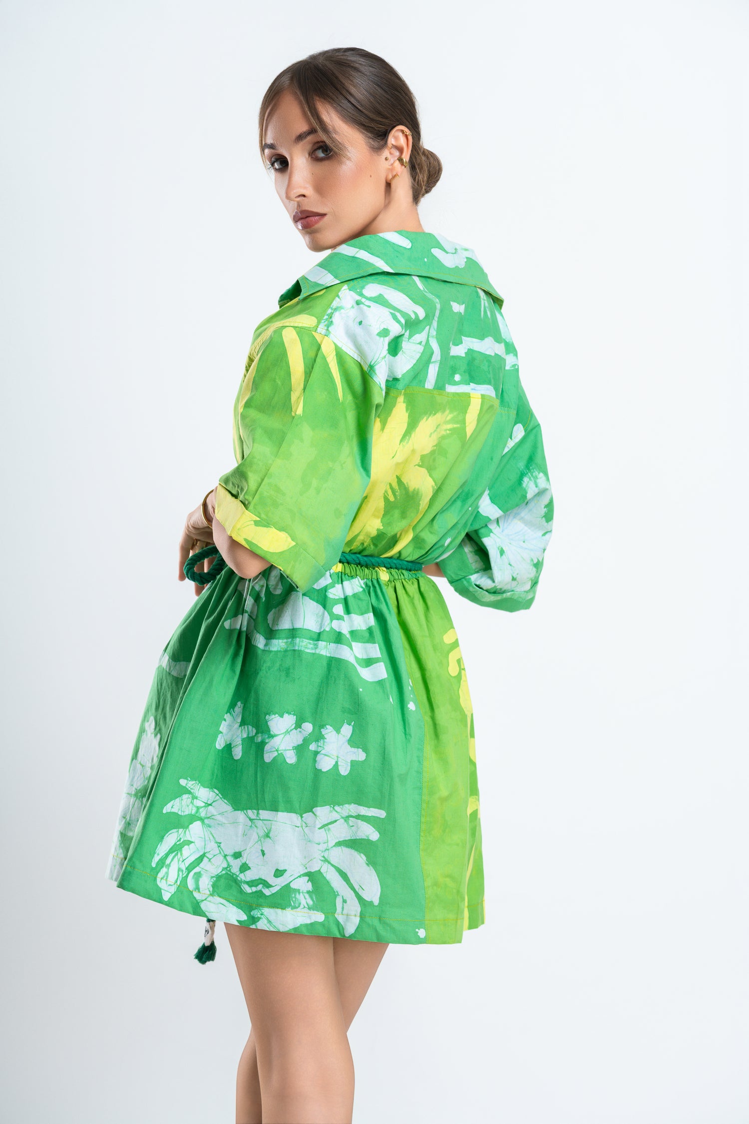 Oversized Green Breeze Dress