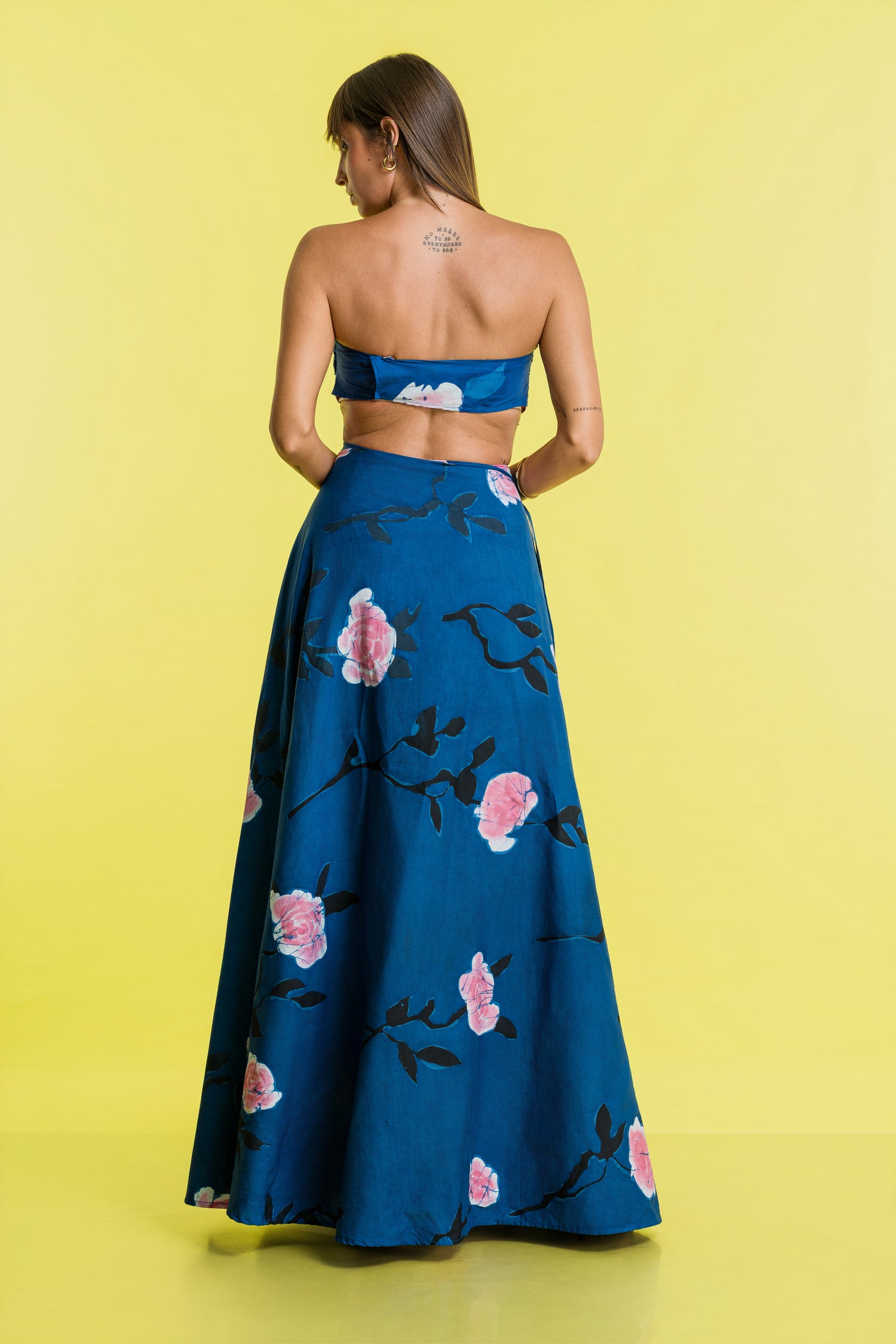 Bloomstate | Rosalia Blue Wrap Skirt