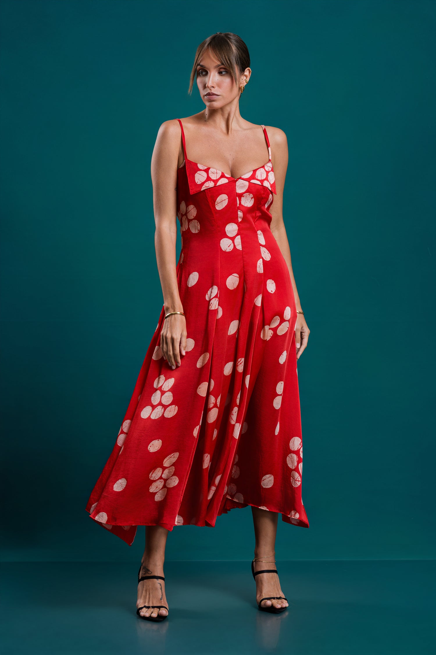 Lumina | Rosette Flowy Dress