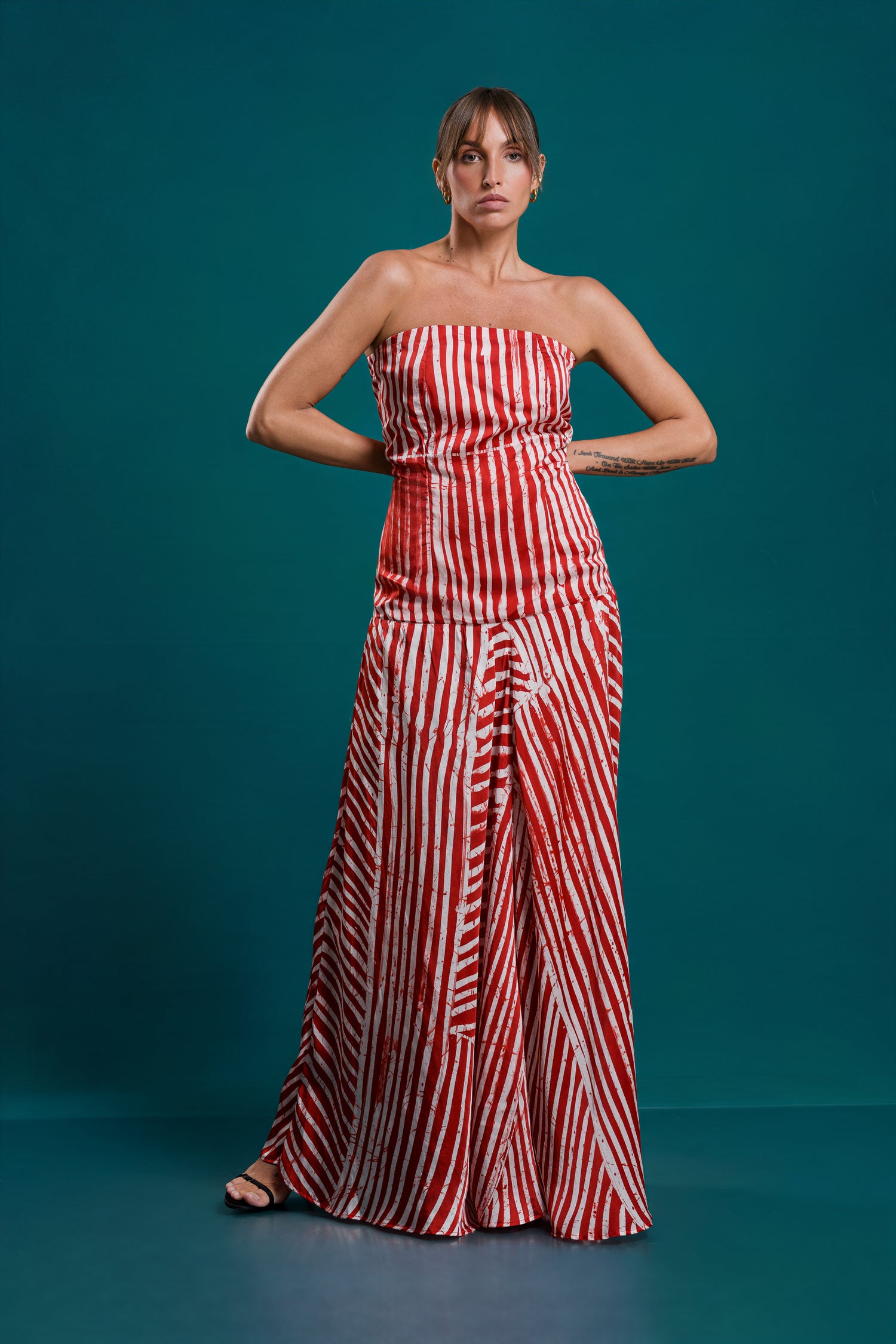 Lumina | Ruby Stripe Tube Dress