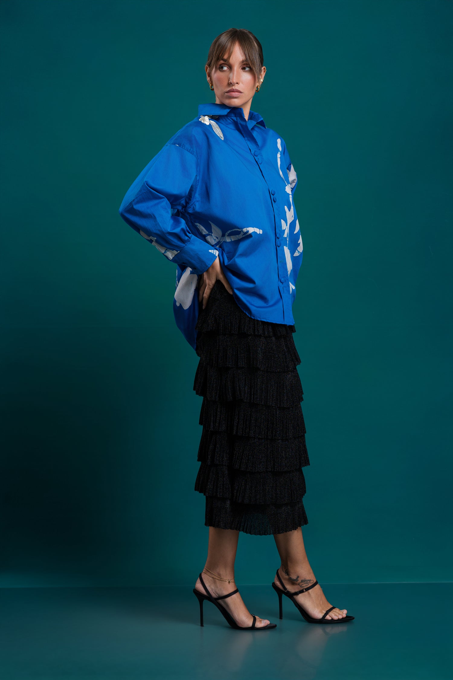 Bloomstate | Azure Rose Shirt