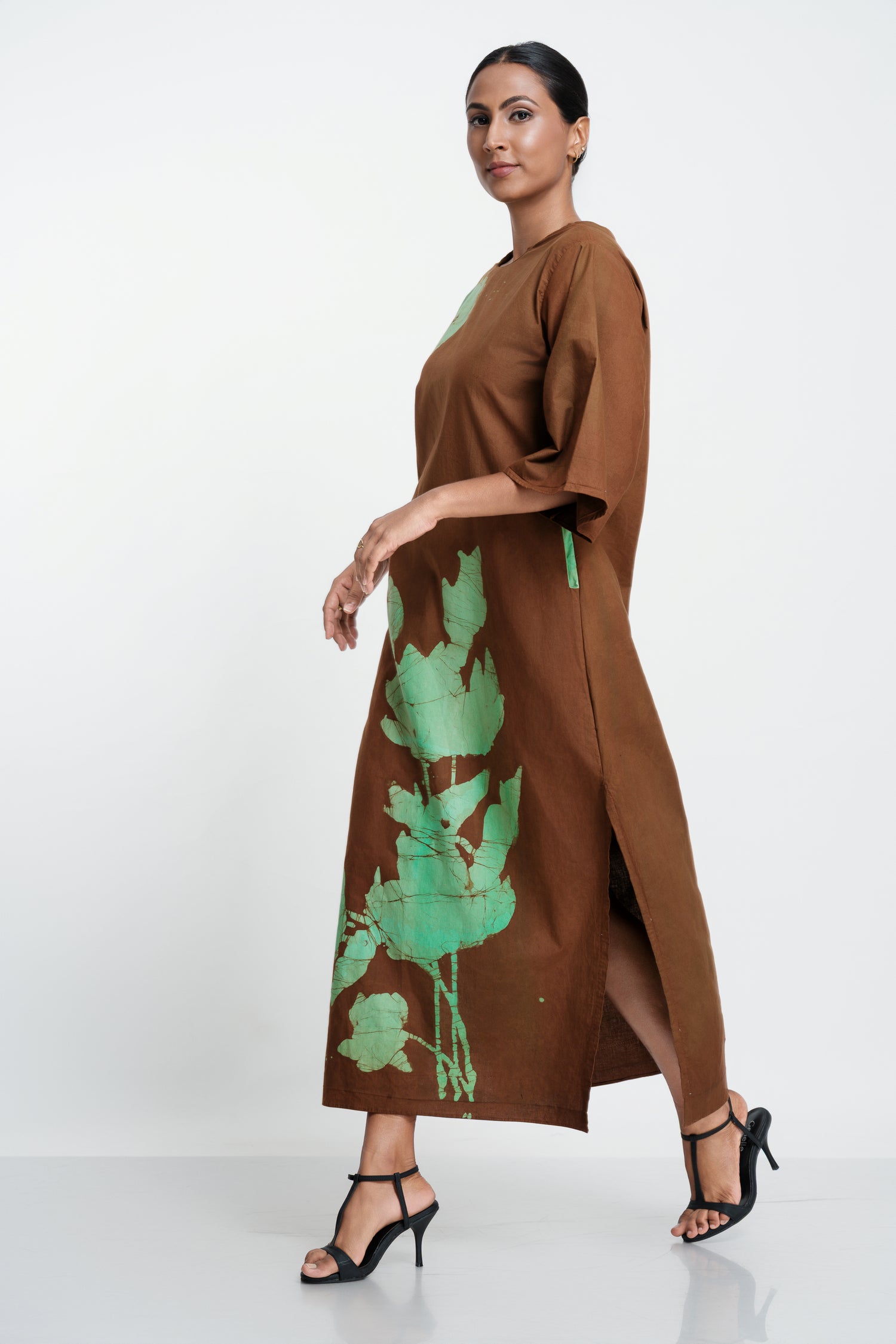 The Forest Bloom Box Midi Dress