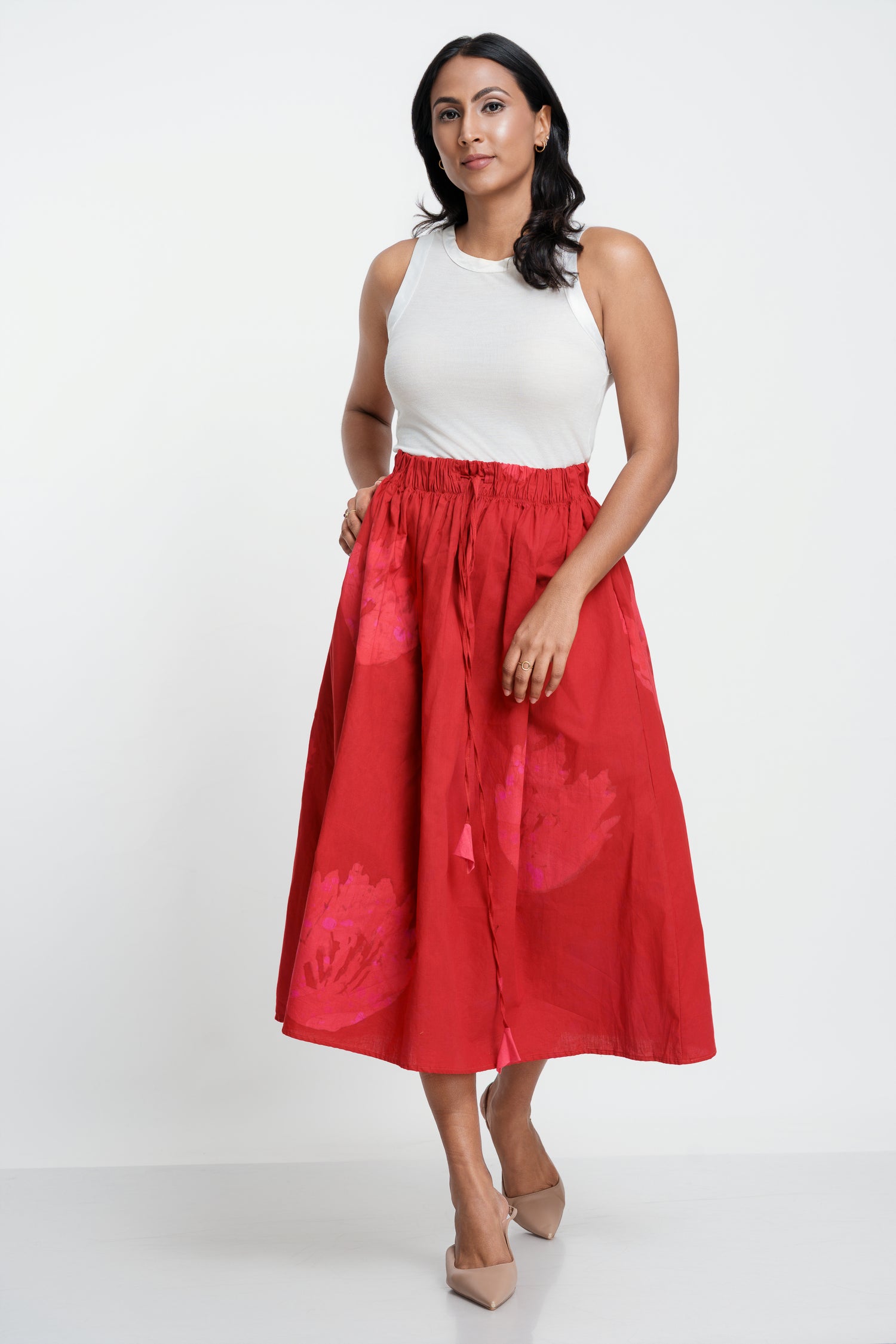 The Rosé Bloom Skirt