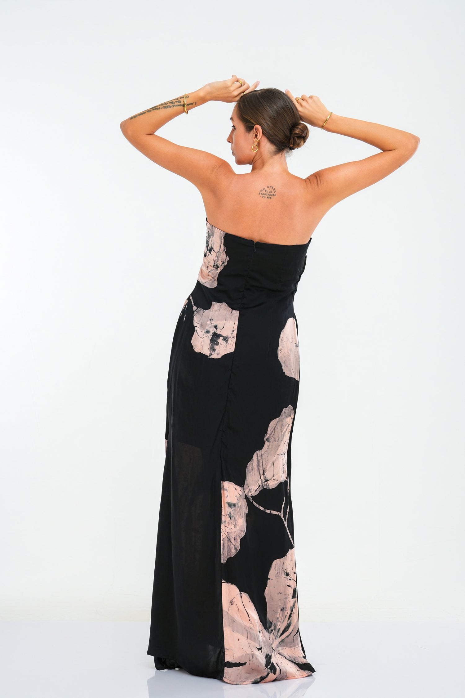 Pink Luxe Black Tube Dress PRE-ORDER