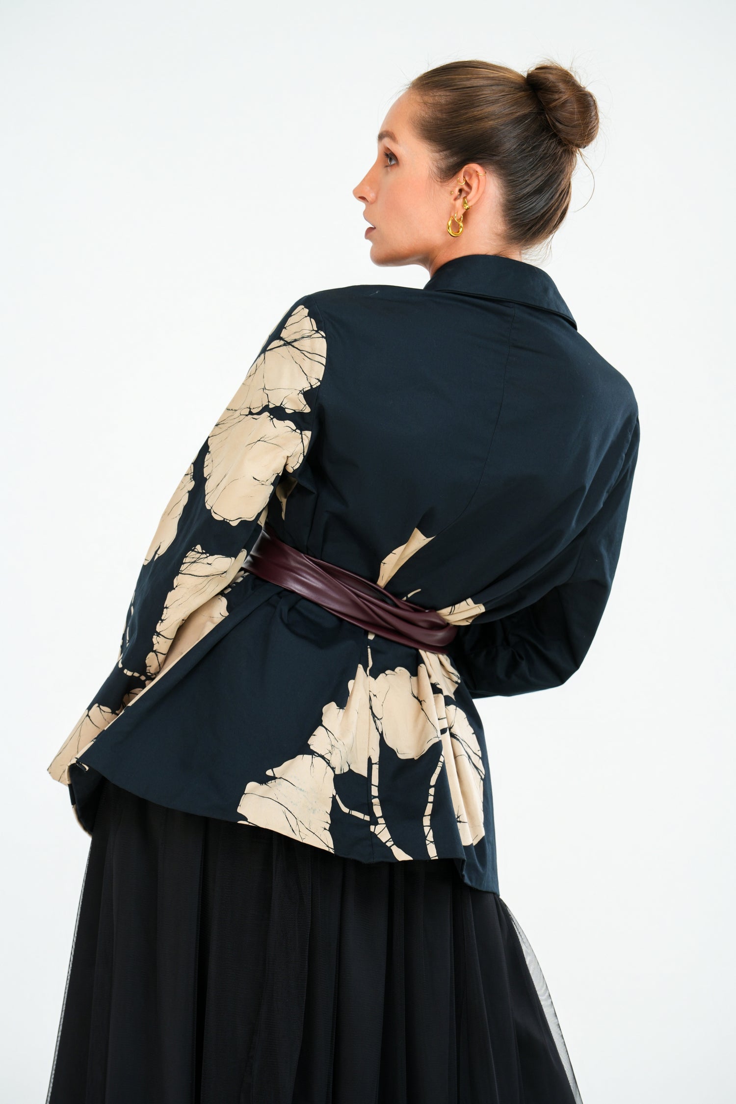 Blooming Black Jacket