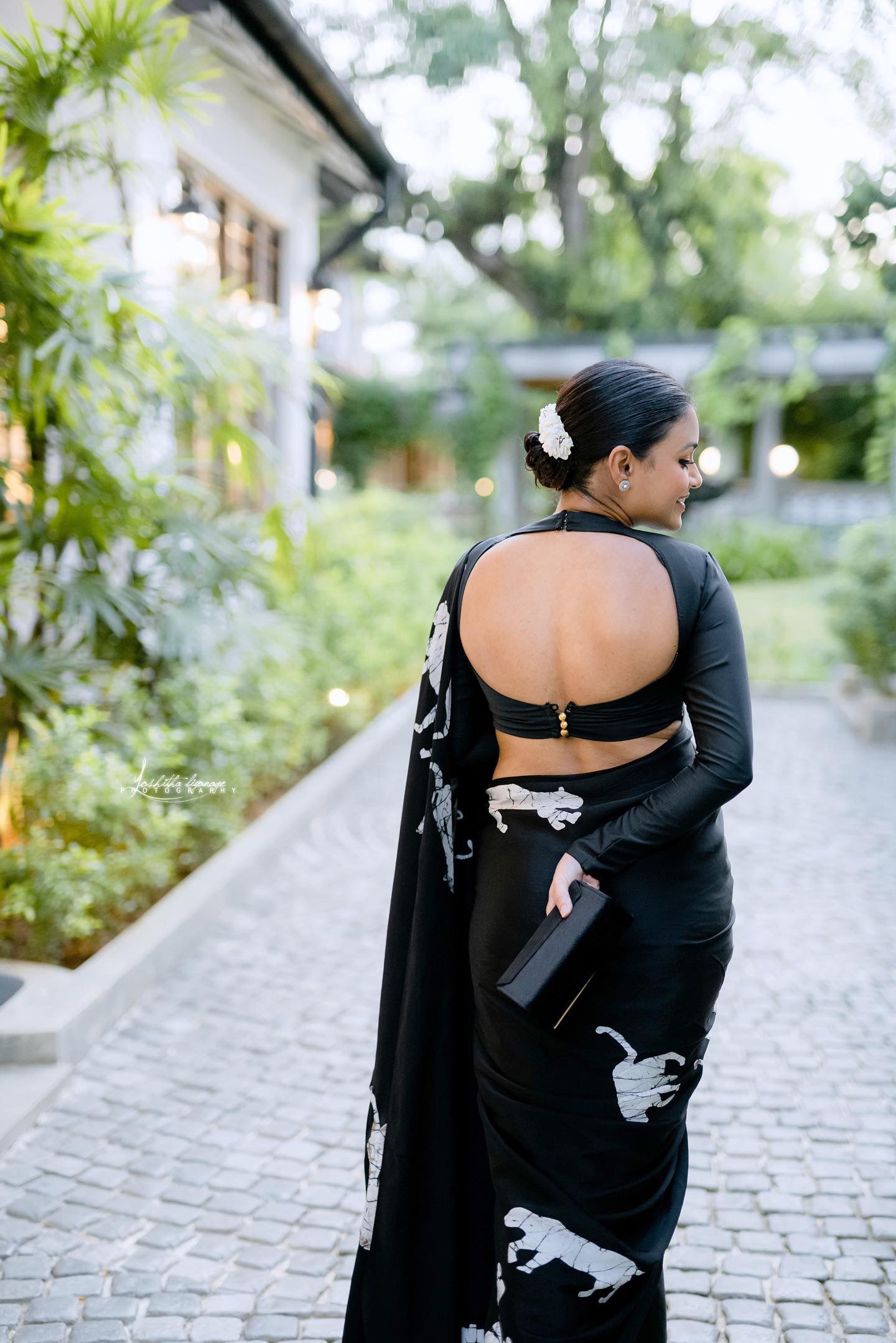 Midnight Panther Saree