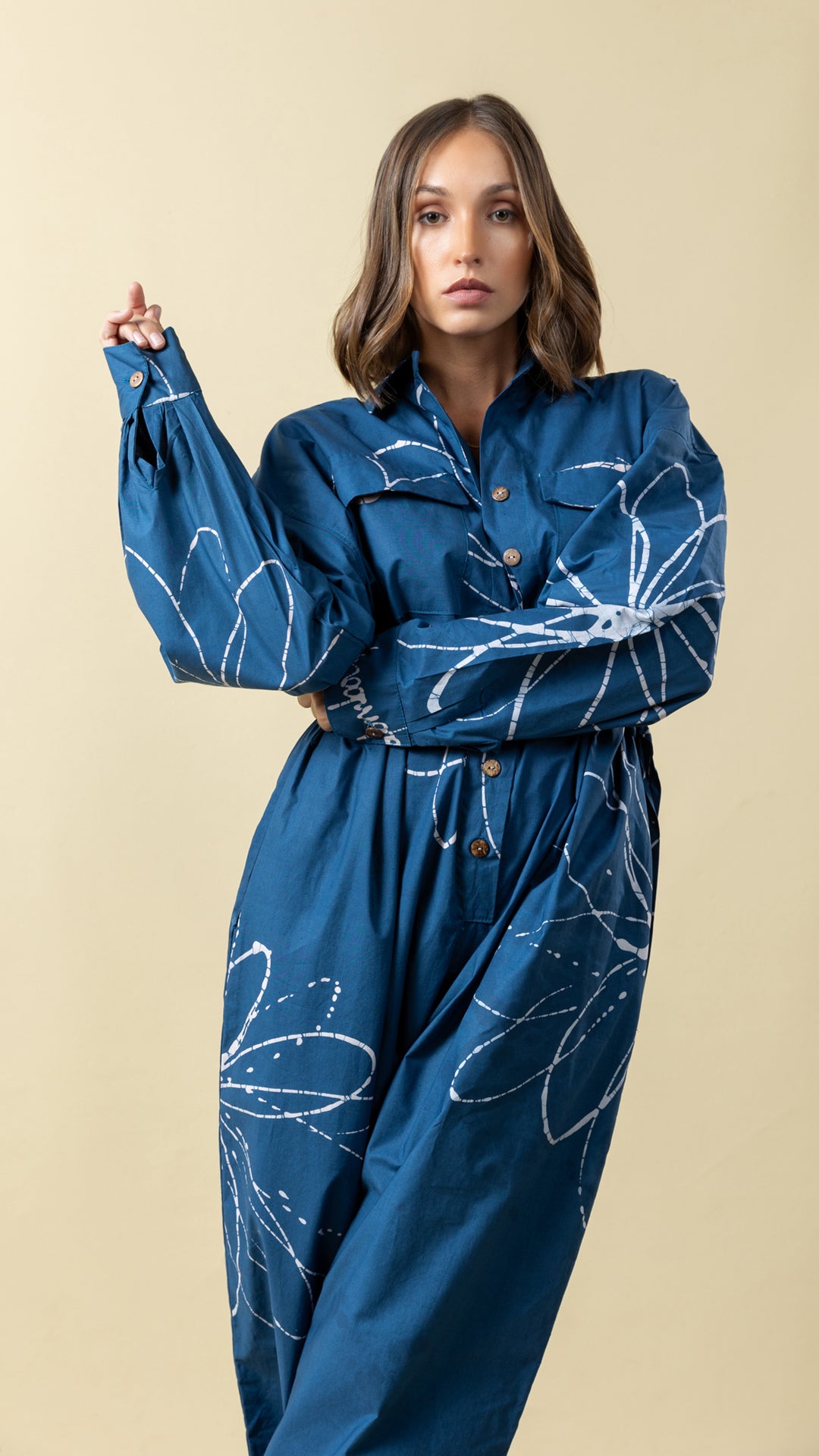 Navy Blue Jumpsuit