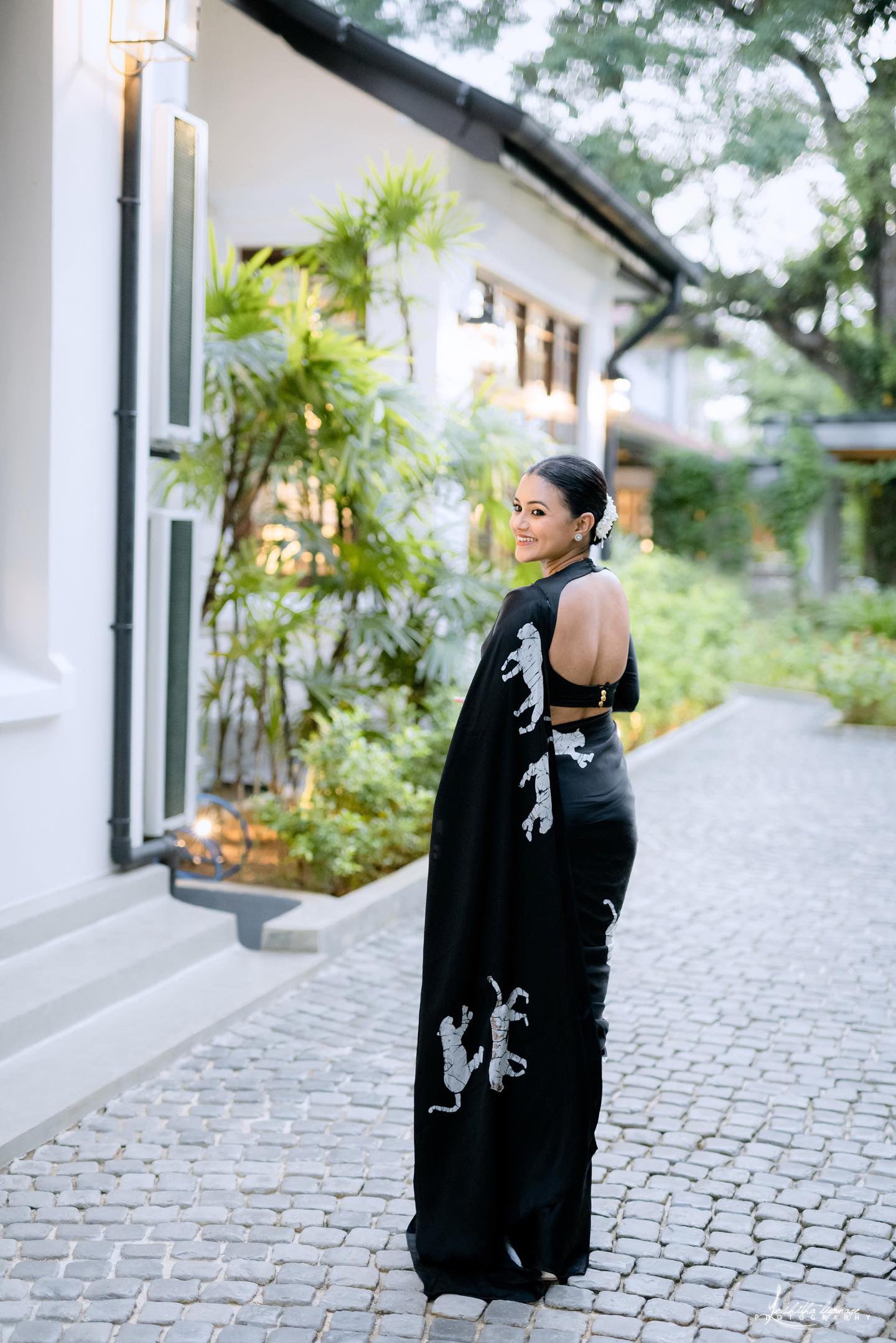 Midnight Panther Saree