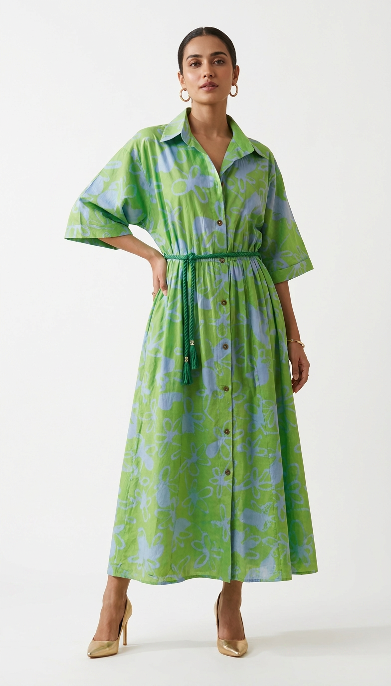 Azurea Shirt Dress