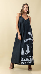 Panther Backless Dress