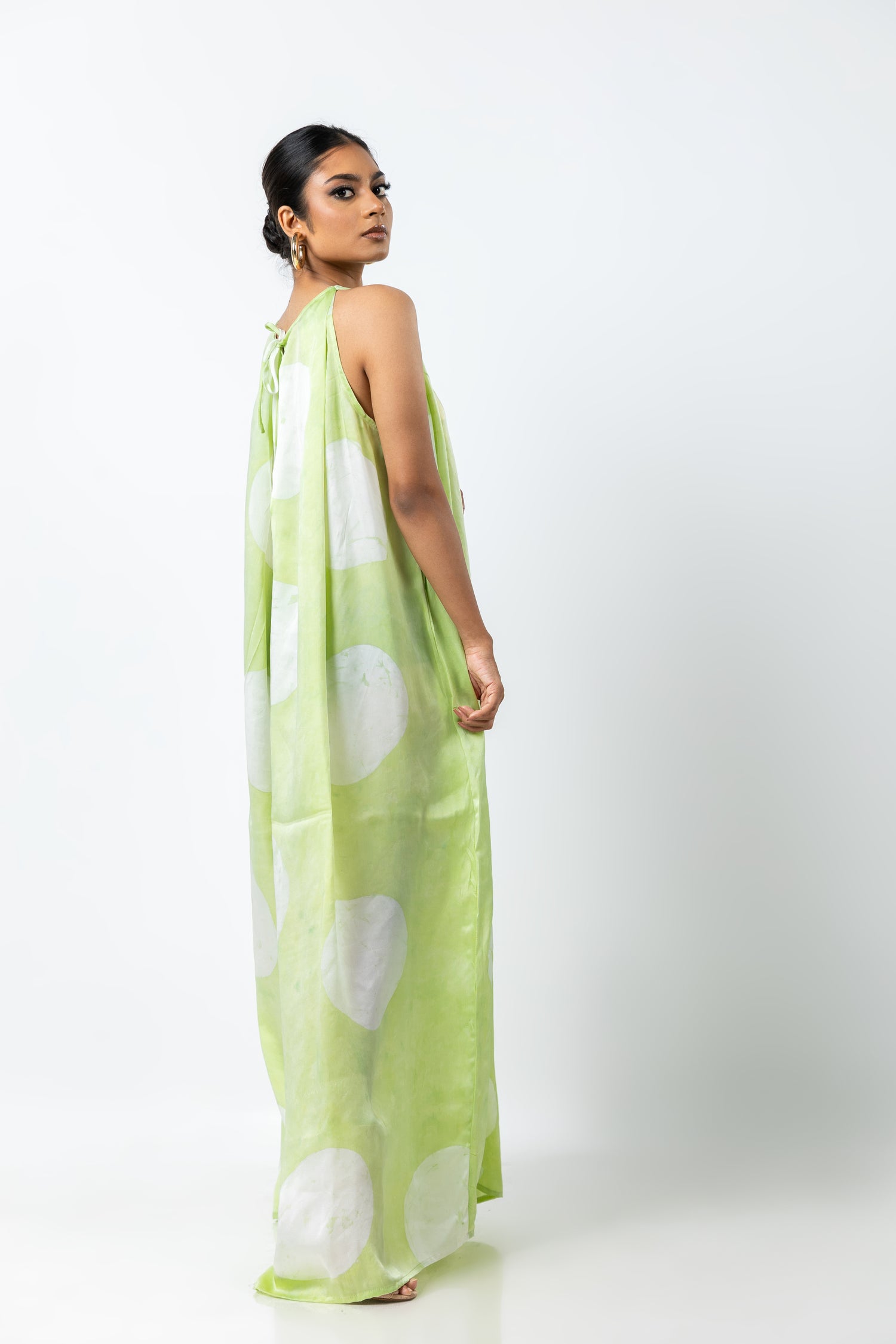 Emerald Polka Delight Dress: