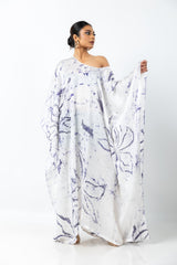 Ivory Floral Serenity Kaftan