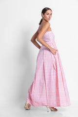 Puzzling Strapless Dress -  Summer 24'