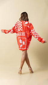 Chic and Short: The Must-Have Red Shirt Dress
