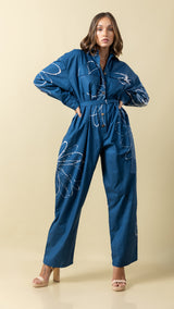 Navy Blue Jumpsuit