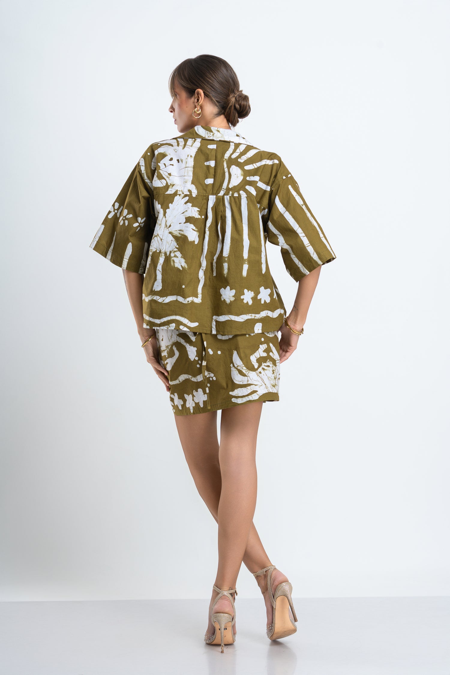Oversized Khaki Tide Shirt