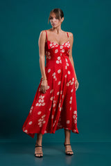 Lumina | Rosette Flowy Dress