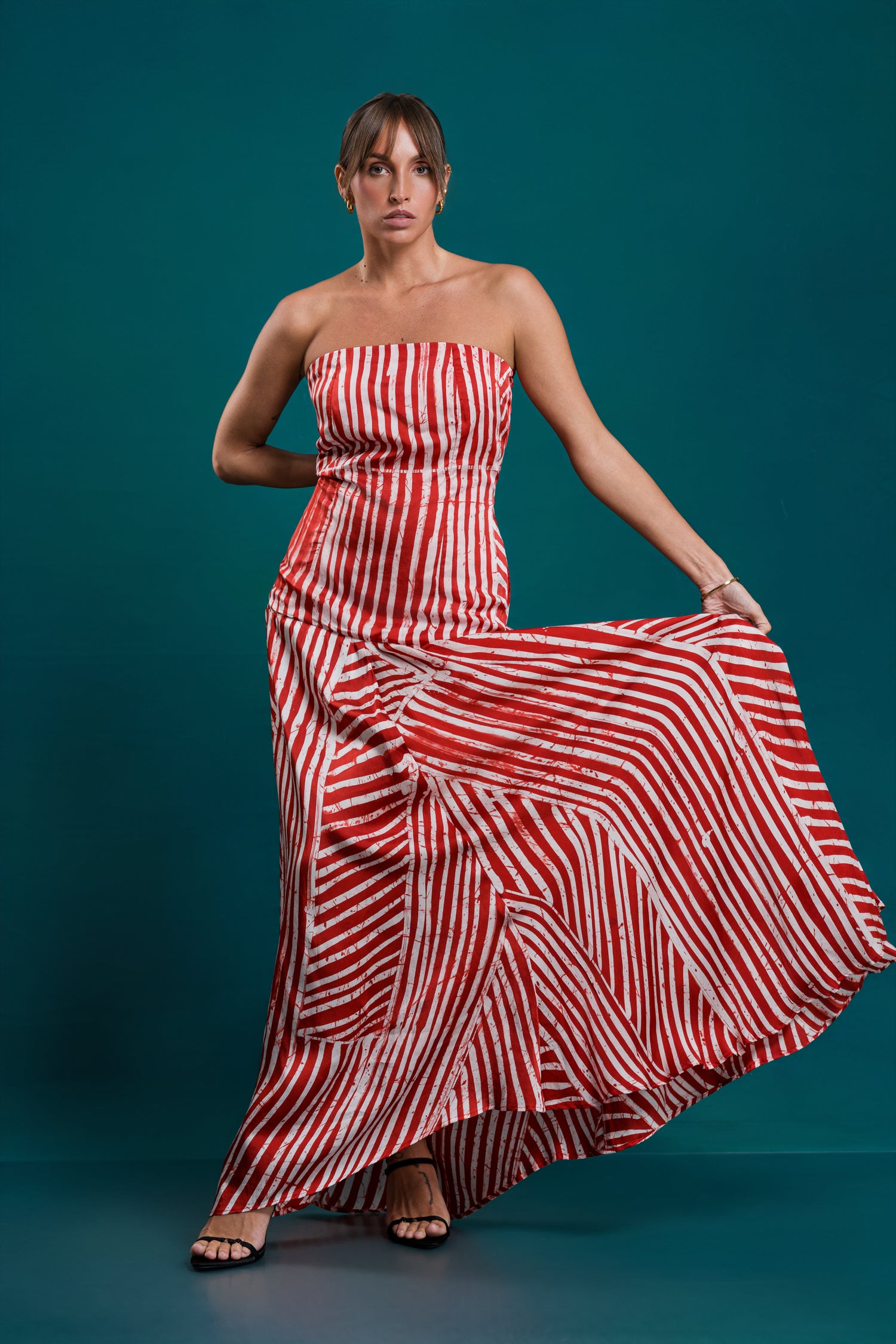 Lumina | Ruby Stripe Tube Dress