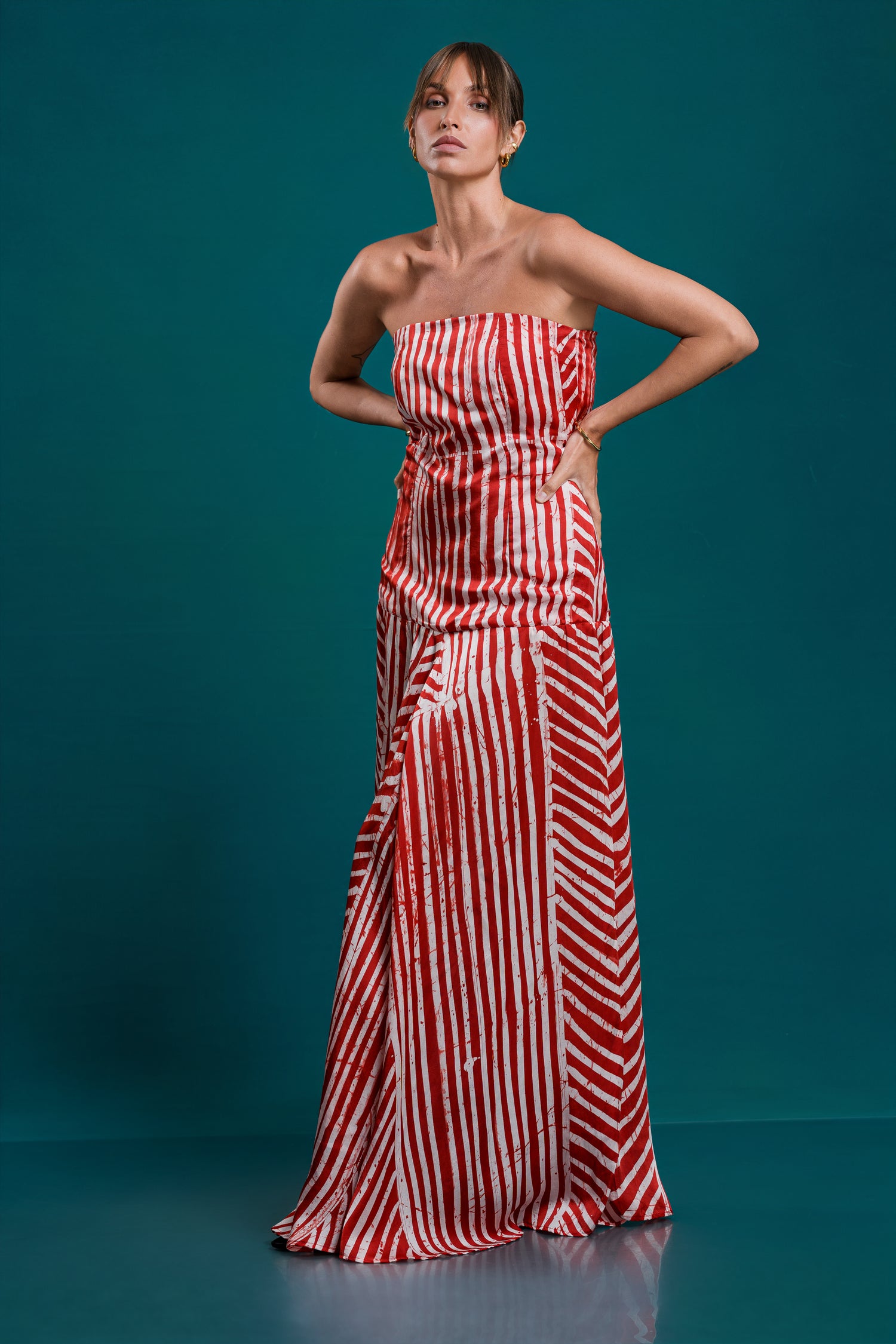 Lumina | Ruby Stripe Tube Dress