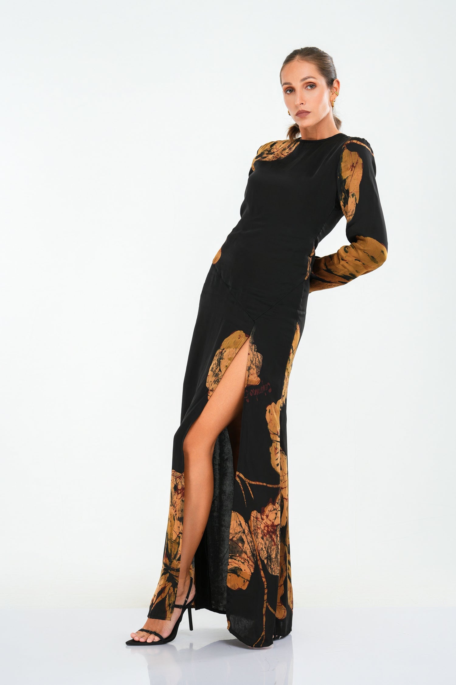 Black Radiance A-line Dress