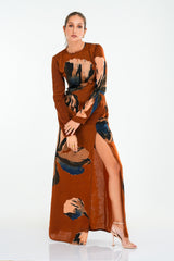 Brown Radiance A-line Dress PRE-ORDER