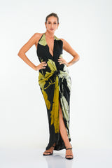 Floral Knot Long Dress